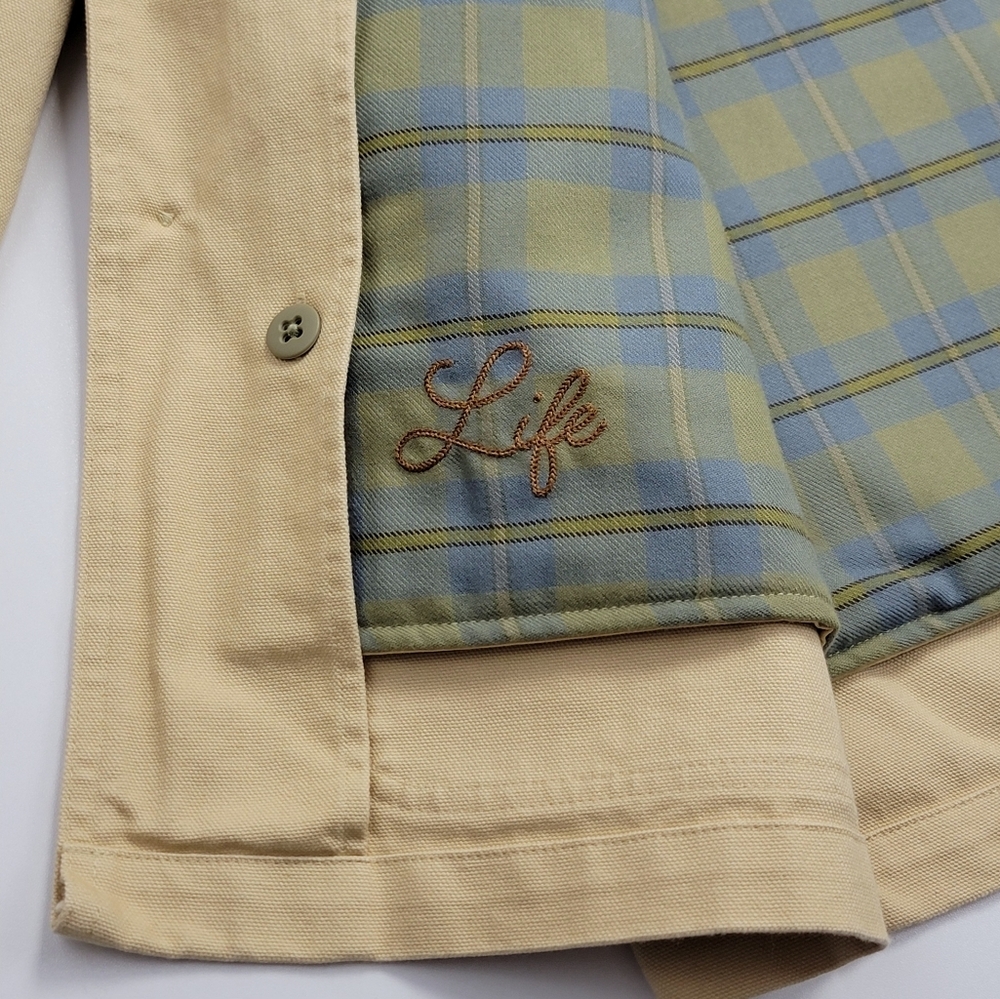 Nike Life Flannel-Lined Barn Coat Sesame Work Jacket FZ0132-252 Men Small New - Picture 9 of 14